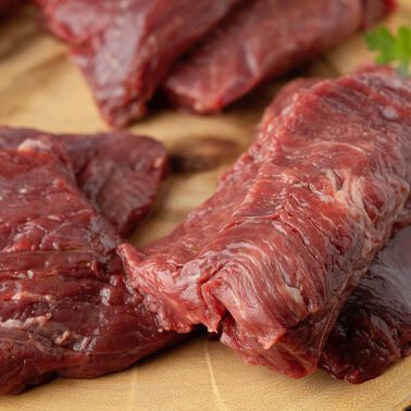 Grass-fed Beef Portioned Bavette Steaks (Sirloin Flap)